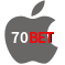 Aplicativo 70BET para iOS