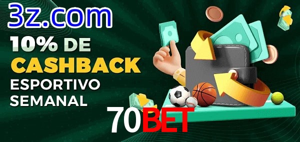10% de bônus de cashback na 70BET